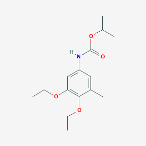molecular formula C15H23NO4 B14401674 Propan-2-yl (3,4-diethoxy-5-methylphenyl)carbamate CAS No. 84971-90-4