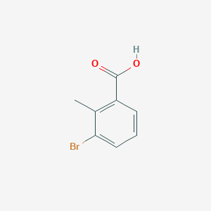 molecular formula C8H7BrO2 B144017 3-溴-2-甲基苯甲酸 CAS No. 76006-33-2