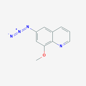 molecular formula C10H8N4O B14401761 6-Azido-8-methoxyquinoline CAS No. 88609-18-1