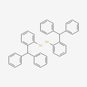 molecular formula C38H30Se2 B14401792 Bis[2-(diphenylmethyl)phenyl]diselane CAS No. 88048-86-6