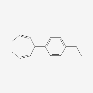 molecular formula C15H16 B14401813 7-(4-Ethylphenyl)cyclohepta-1,3,5-triene CAS No. 89610-92-4