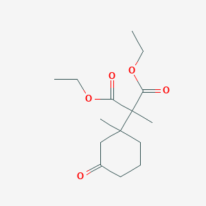 molecular formula C15H24O5 B14401815 Diethyl methyl(1-methyl-3-oxocyclohexyl)propanedioate CAS No. 88710-74-1