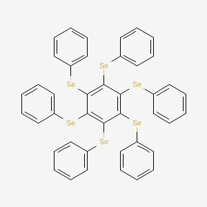 molecular formula C42H30Se6 B14401828 Hexakis(phenylseleno)benzene CAS No. 84890-07-3