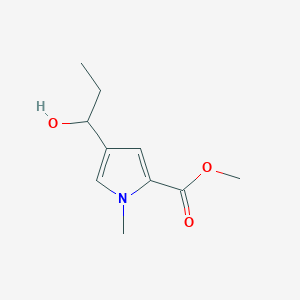 methyl 4-(1-hydroxypropyl)-1-methyl-1H-pyrrole-2-carboxylate