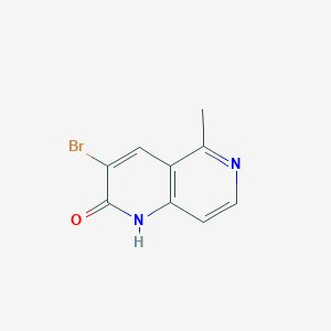 molecular formula C9H7BrN2O B1440194 3-bromo-5-methyl[1,6]naphthyridin-2(1H)-one CAS No. 147293-25-2