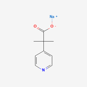 Sodium 2-methyl-2-(pyridin-4-yl)propanoate