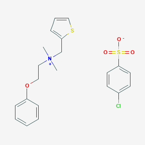 molecular formula C21H24ClNO4S2 B014402 Thenium closylate CAS No. 4304-40-9