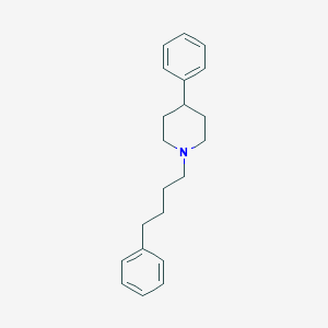 molecular formula C21H27N B144020 4-Phenyl-1-(4-phenylbutyl)piperidine CAS No. 136534-70-8