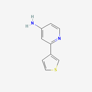 2-(Thiophen-3-yl)pyridin-4-amine