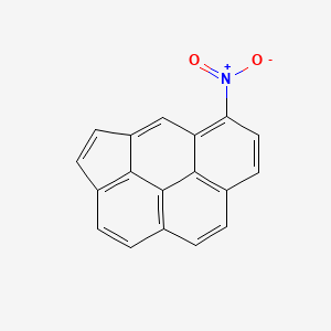molecular formula C18H9NO2 B14402110 Cyclopenta(cd)pyrene, 6-nitro- CAS No. 86689-98-7