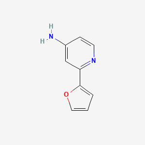 2-(Furan-2-yl)pyridin-4-amine