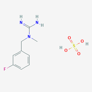 N-(3-fluorobenzyl)-N-methylguanidine sulfate