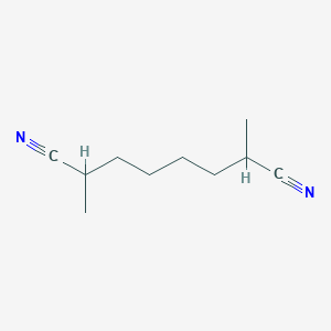 molecular formula C10H16N2 B14402232 2,7-Dimethyloctanedinitrile CAS No. 88691-90-1