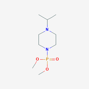 molecular formula C9H21N2O3P B14402258 Dimethyl [4-(propan-2-yl)piperazin-1-yl]phosphonate CAS No. 89504-55-2