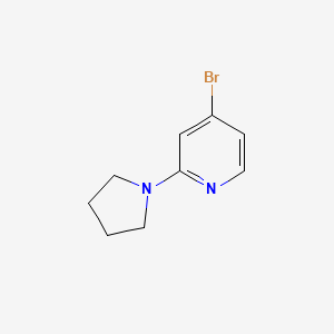molecular formula C9H11BrN2 B1440226 4-Bromo-2-pyrrolidin-1-ylpyridine CAS No. 1142194-47-5