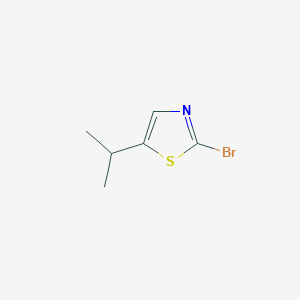 molecular formula C6H8BrNS B1440229 2-Bromo-5-isopropylthiazole CAS No. 1159817-16-9