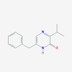 molecular formula C14H16N2O B144023 Aureusimine B CAS No. 170713-71-0