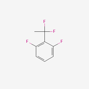 molecular formula C8H6F4 B1440232 2-(1,1-Difluoroethyl)-1,3-difluorobenzene CAS No. 1138445-06-3