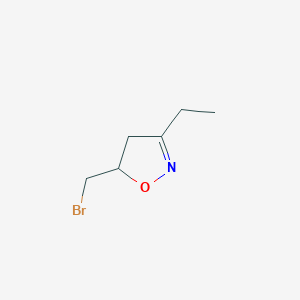 5-(Bromomethyl)-3-ethyl-4,5-dihydroisoxazole