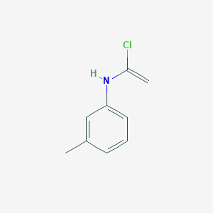 molecular formula C9H10ClN B14402371 N-(1-Chloroethenyl)-3-methylaniline CAS No. 88046-71-3