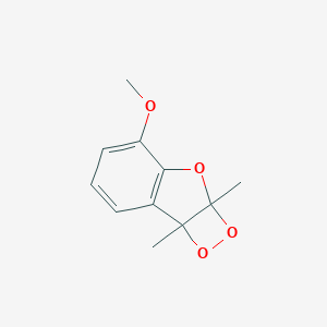 2a,7b-Dihydro-4-methoxy-2a,7b-dimethyl-1,2-dioxeto(3,4-b)benzofuran