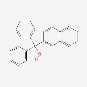 molecular formula C23H18O B14402408 Naphthalen-2-yl(diphenyl)methanol CAS No. 85328-29-6