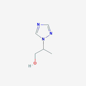 molecular formula C5H9N3O B1440241 2-(1H-1,2,4-Triazol-1-YL)propan-1-OL CAS No. 1158736-02-7