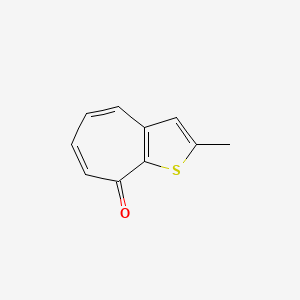 molecular formula C10H8OS B14402417 2-Methyl-8H-cyclohepta[b]thiophen-8-one CAS No. 88050-71-9