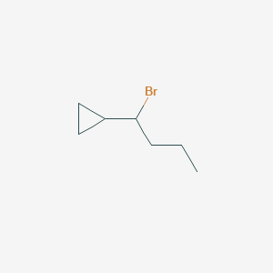 molecular formula C7H13Br B14402423 (1-Bromobutyl)cyclopropane CAS No. 88106-29-0