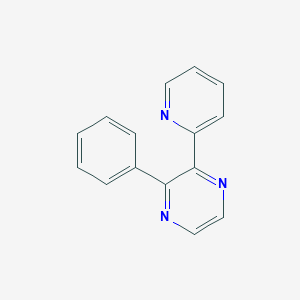 molecular formula C15H11N3 B14402470 2-Phenyl-3-(pyridin-2-yl)pyrazine CAS No. 89684-70-8