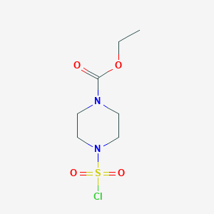 Ethyl 4-(chlorosulfonyl)piperazine-1-carboxylate