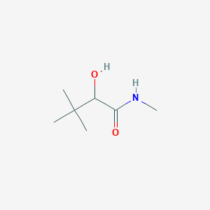 molecular formula C7H15NO2 B14402600 2-Hydroxy-N,3,3-trimethylbutanamide CAS No. 87919-98-0