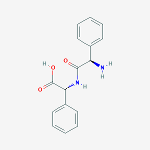 molecular formula C16H16N2O3 B14402632 Glycine, (2R)-2-phenylglycyl-2-phenyl-, (2R)- CAS No. 85635-36-5
