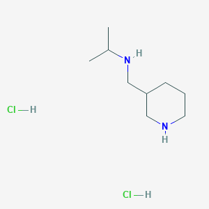 (Piperidin-3-ylmethyl)(propan-2-yl)amine dihydrochloride