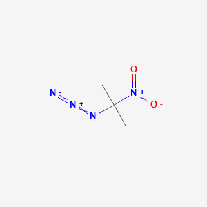 molecular formula C3H6N4O2 B14402687 2-Azido-2-nitropropane CAS No. 85620-94-6