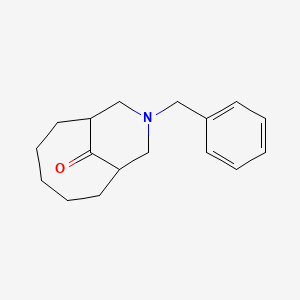 molecular formula C17H23NO B1440271 9-Benzyl-9-azabicyclo[5.3.1]undecan-11-one CAS No. 1193388-93-0