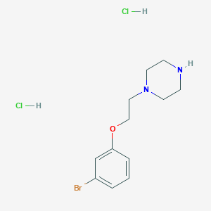 1-[2-(3-Bromophenoxy)ethyl]piperazine dihydrochloride