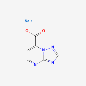 molecular formula C6H3N4NaO2 B1440276 Sodium [1,2,4]triazolo[1,5-a]pyrimidine-7-carboxylate CAS No. 1209736-28-6