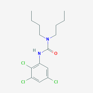 molecular formula C15H21Cl3N2O B14402763 N,N-Dibutyl-N'-(2,3,5-trichlorophenyl)urea CAS No. 86781-33-1