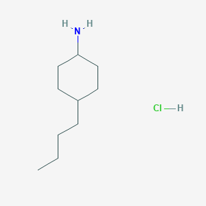 molecular formula C10H22ClN B1440277 4-Butylcyclohexan-1-amine hydrochloride CAS No. 1209395-89-0
