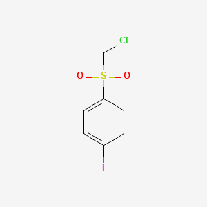 molecular formula C7H6ClIO2S B14402787 Benzene, 1-[(chloromethyl)sulfonyl]-4-iodo- CAS No. 87478-57-7