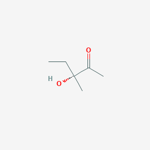 molecular formula C6H12O2 B144028 (3R)-3-Hydroxy-3-methylpentan-2-one CAS No. 133645-41-7
