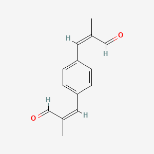 (2Z,2'Z)-3,3'-(1,4-phenylene)bis(2-methylacrylaldehyde)