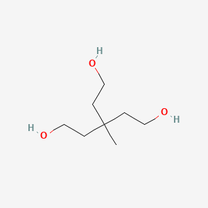 molecular formula C8H18O3 B14402861 3-(2-Hydroxyethyl)-3-methylpentane-1,5-diol CAS No. 85963-61-7