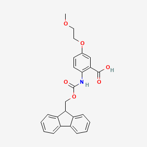 2-((Fmoc)amino)-5-(2-methoxyethoxy)benzoic acid