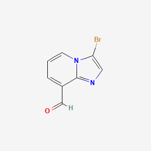 molecular formula C8H5BrN2O B1440288 3-Bromoimidazo[1,2-a]pyridine-8-carbaldehyde CAS No. 1033434-54-6