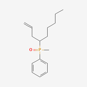 molecular formula C16H25OP B14402884 Methyl(non-1-en-4-yl)oxo(phenyl)-lambda~5~-phosphane CAS No. 89438-80-2