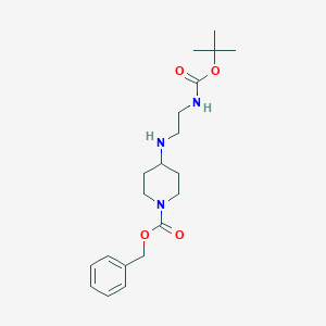 Benzyl 4-[(2-{[(tert-butoxy)carbonyl]amino}ethyl)-amino]piperidine-1-carboxylate