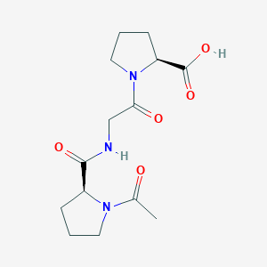 molecular formula C14H21N3O5 B1440302 Ac-Pro-Gly-Pro-OH 