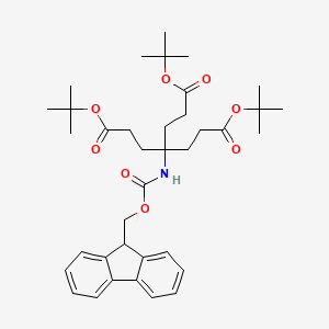 molecular formula C37H51NO8 B1440303 Fmoc aminotriester CAS No. 1217553-84-8